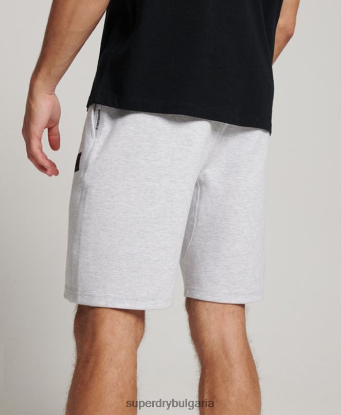 Superdry облекло N00H290 сиво мъже технически шорти