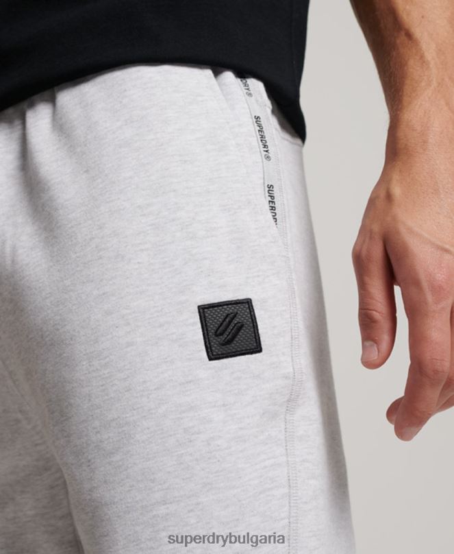 Superdry облекло N00H290 сиво мъже технически шорти