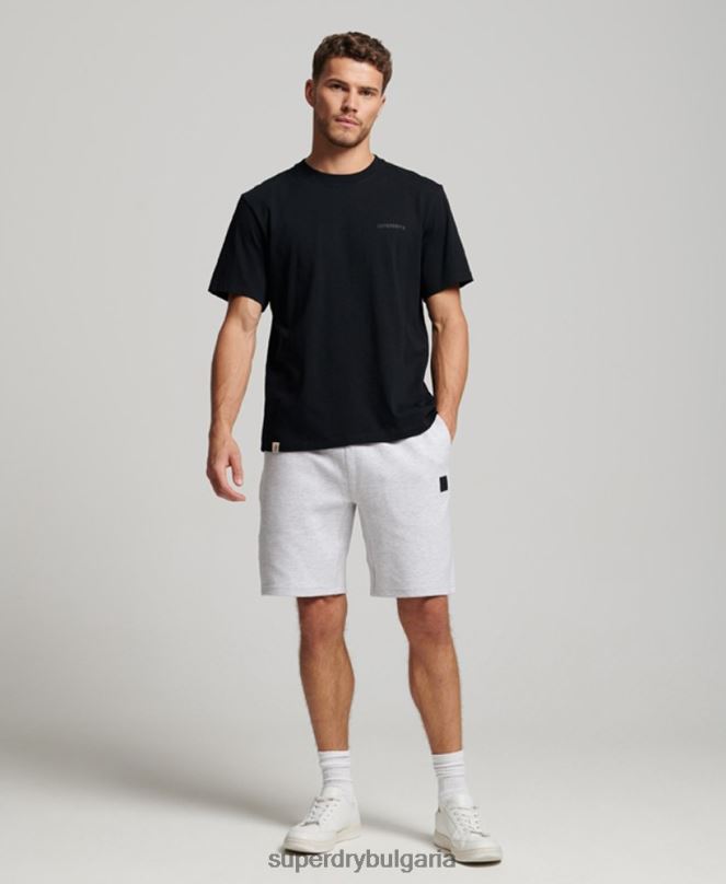 Superdry облекло N00H290 сиво мъже технически шорти