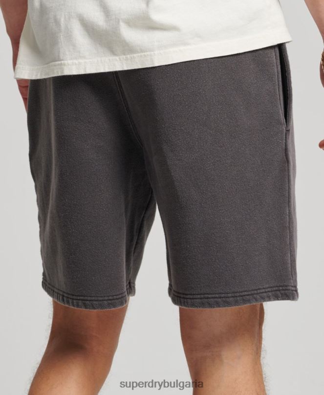 Superdry облекло N00H293 тъмно сив мъже винтидж марки шорти
