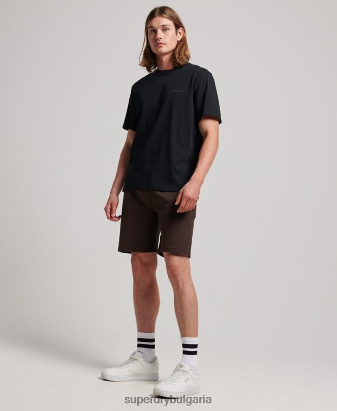 Superdry облекло N00H301 кафяво мъже технически шорти