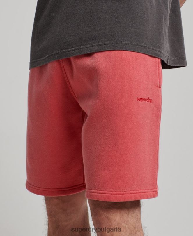Superdry облекло N00H302 червен мъже винтидж марки шорти