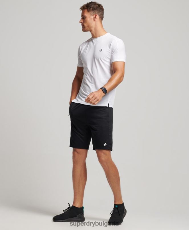 Superdry облекло N00H316 черен мъже основни спокойни шорти