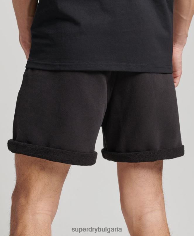 Superdry облекло N00H328 черен мъже кодови спортни шорти