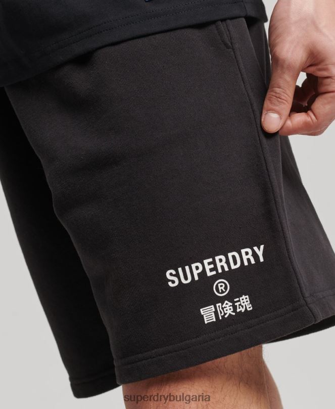 Superdry облекло N00H328 черен мъже кодови спортни шорти