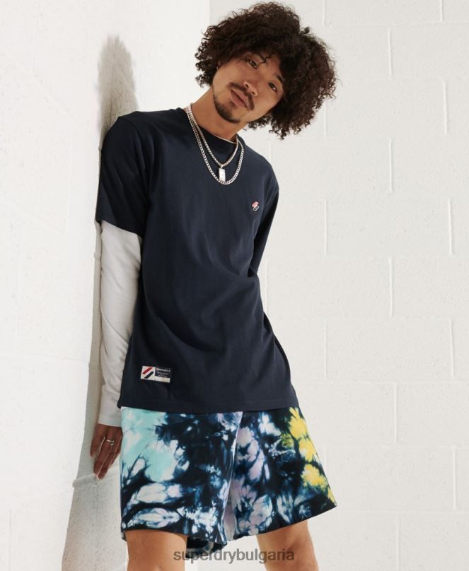Superdry облекло N00H337 мулти мъже къси панталони тип tie dye