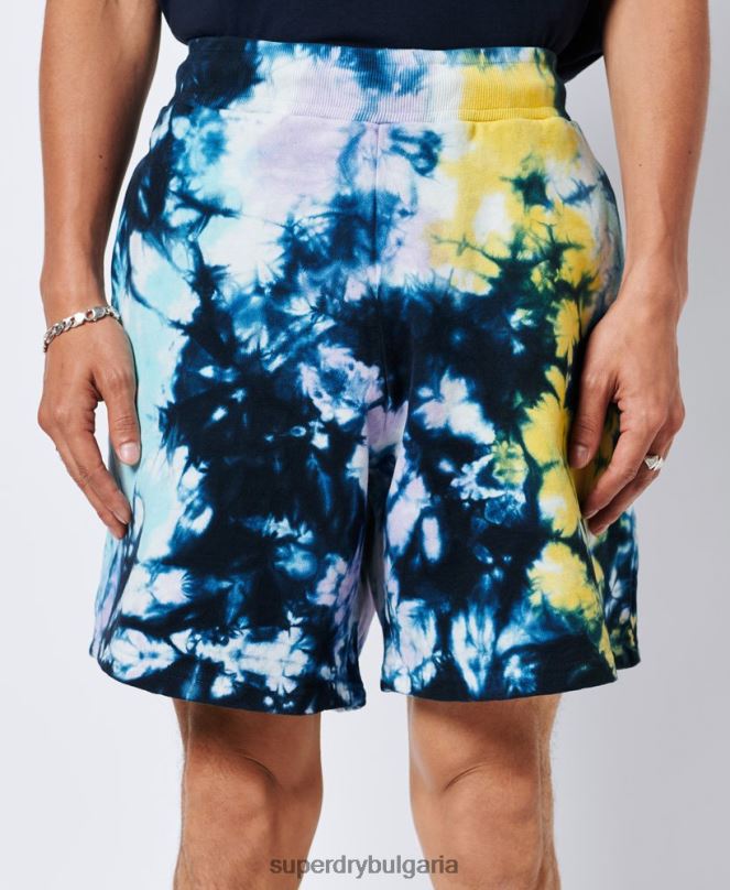 Superdry облекло N00H337 мулти мъже къси панталони тип tie dye
