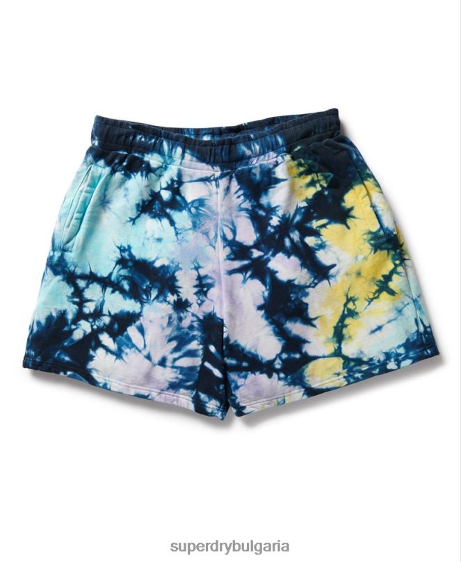 Superdry облекло N00H337 мулти мъже къси панталони тип tie dye