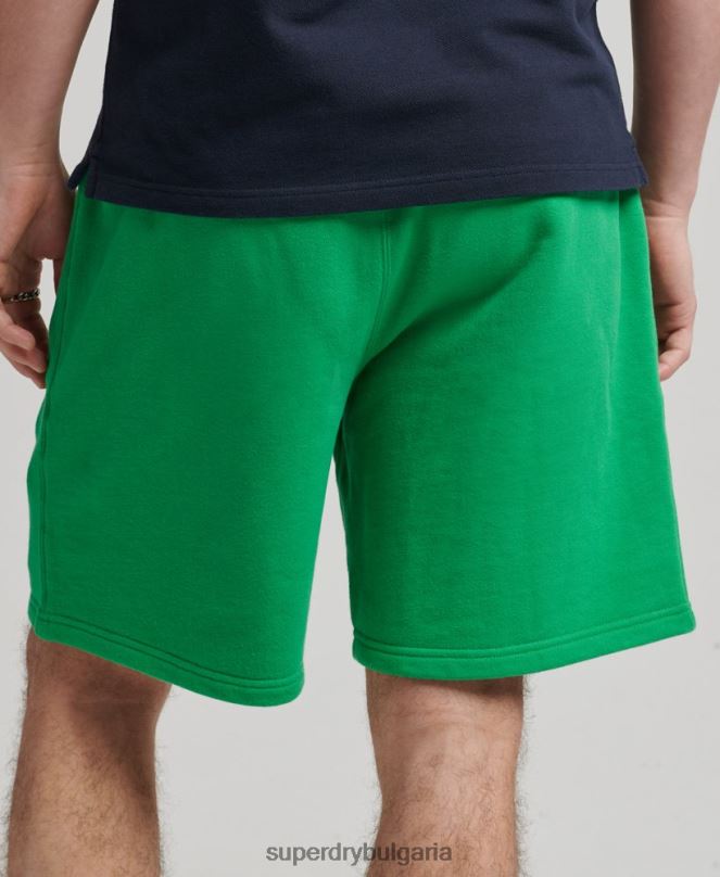 Superdry облекло N00H340 зелено мъже код класически суичъри
