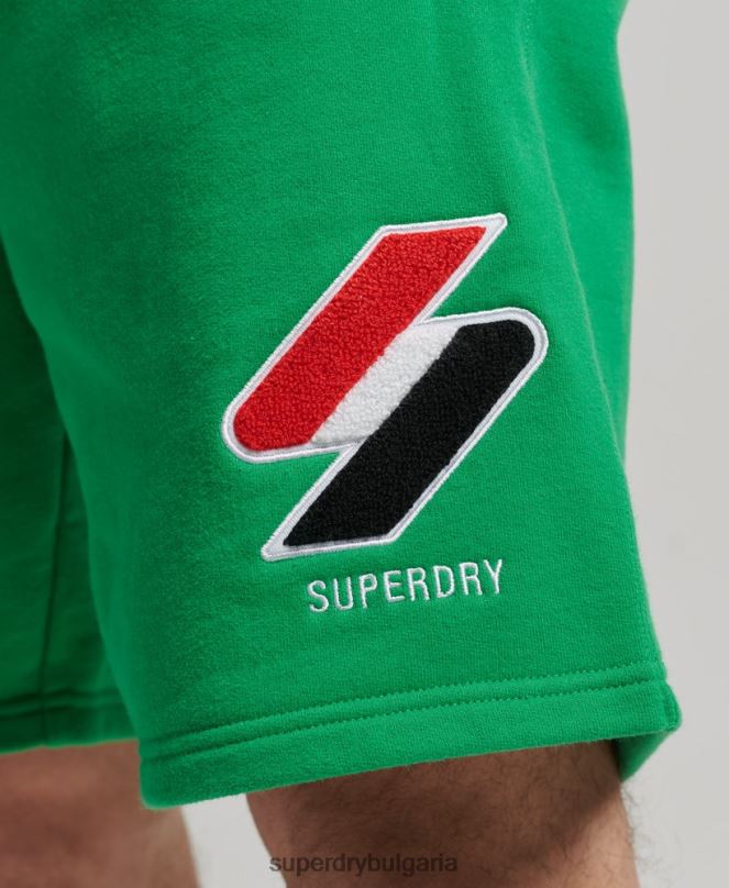 Superdry облекло N00H340 зелено мъже код класически суичъри