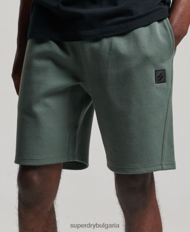 Superdry облекло N00H345 зелено мъже технически шорти