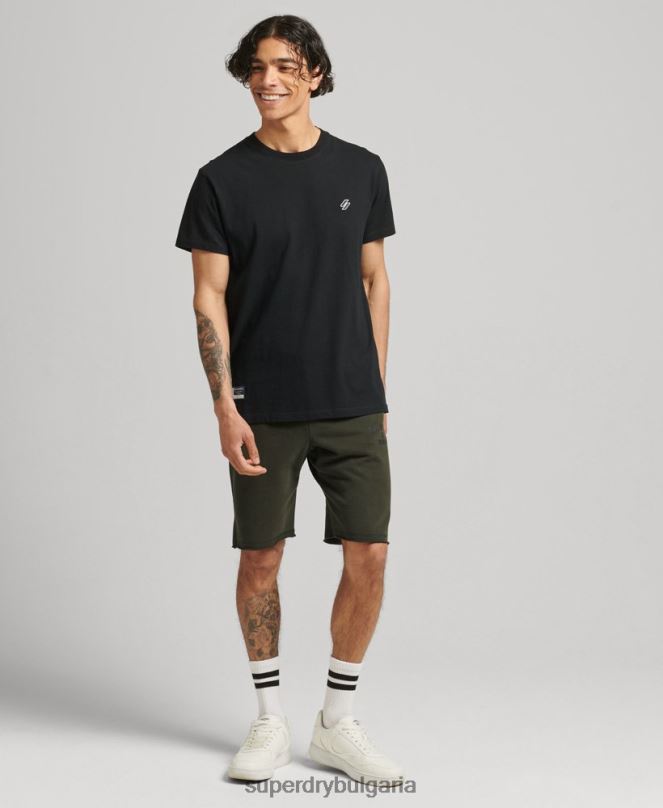 Superdry облекло N00H359 каки мъже кодови спортни шорти