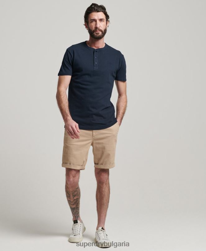 Superdry облекло N00H35 сметана мъже офицерски чино шорти