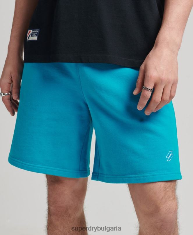 Superdry облекло N00H365 син мъже незаменими суичъри