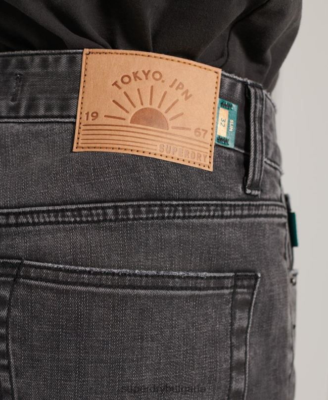 Superdry облекло N00H369 тъмно сив мъже тънки шорти