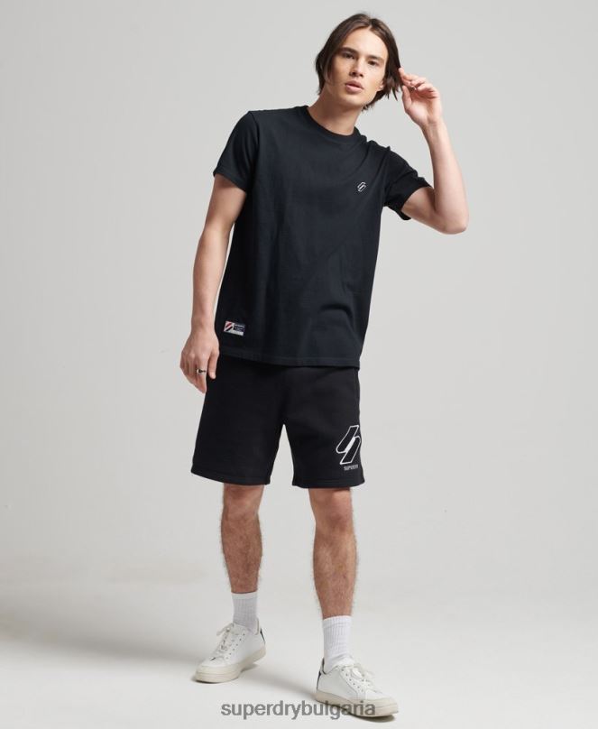 Superdry облекло N00H372 черен мъже код класически суичъри