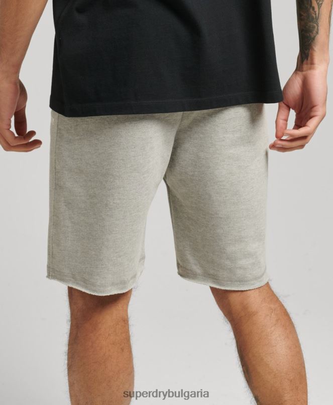 Superdry облекло N00H378 сиво мъже кодови спортни шорти