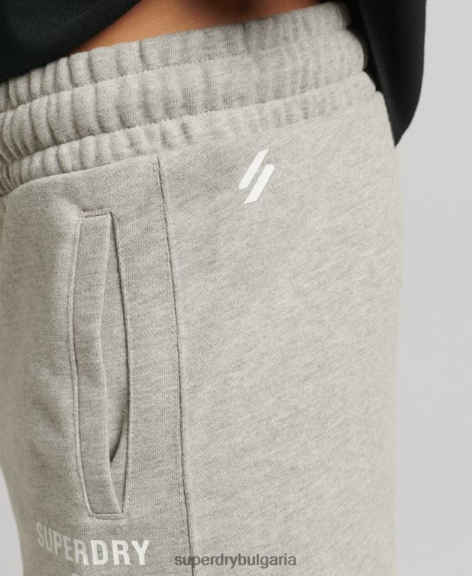 Superdry облекло N00H378 сиво мъже кодови спортни шорти