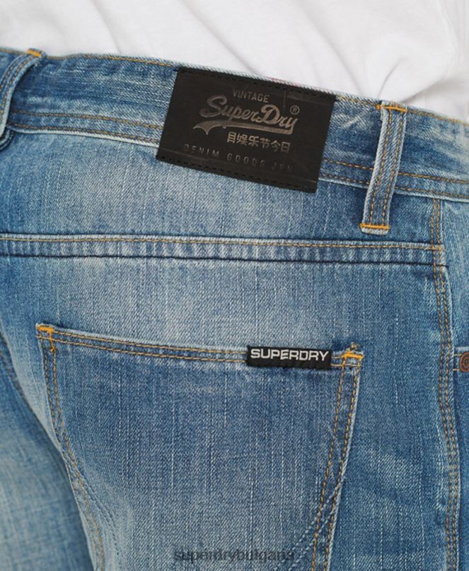 Superdry облекло N00H384 дънки мъже офицерски тесни шорти