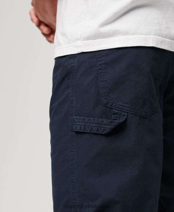 Superdry облекло N00H45 военноморски флот мъже дърводелски шорти