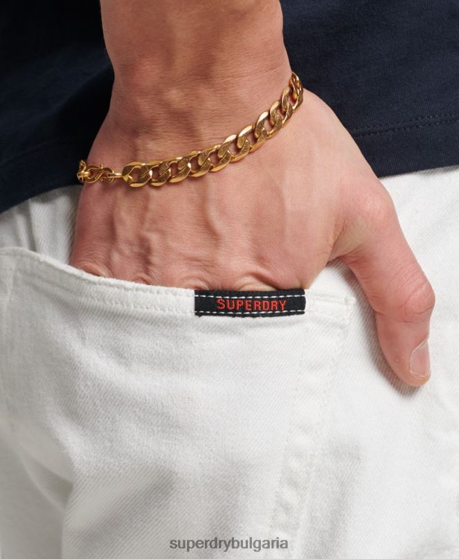 Superdry облекло N00H52 бяло мъже прави шорти