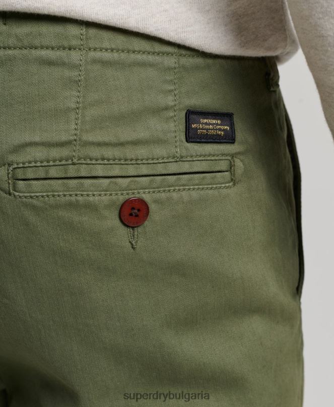 Superdry облекло N00H53 каки мъже офицерски чино шорти