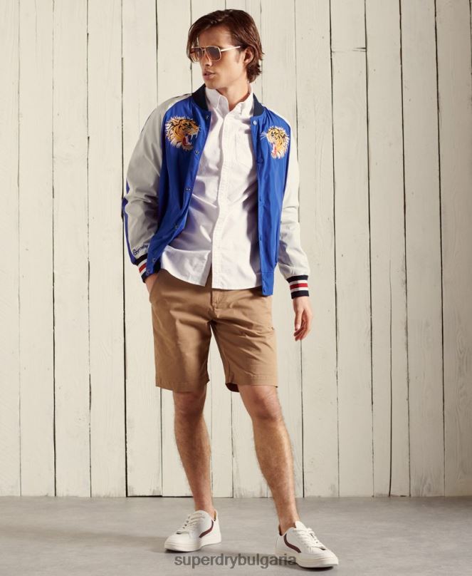 Superdry облекло N00H6495 жълто мъже международни шорти чино