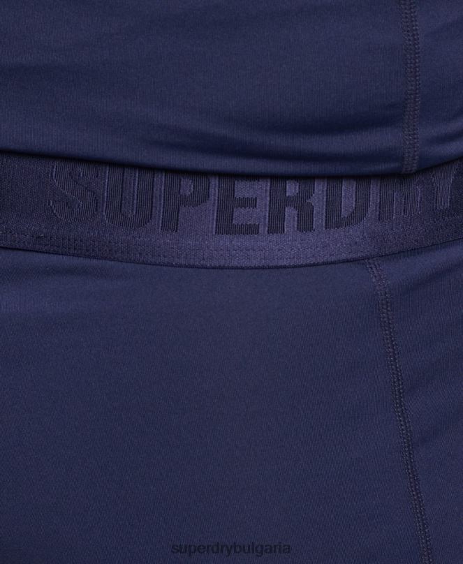 Superdry облекло N00H1383 военноморски флот мъже базов слой клинове