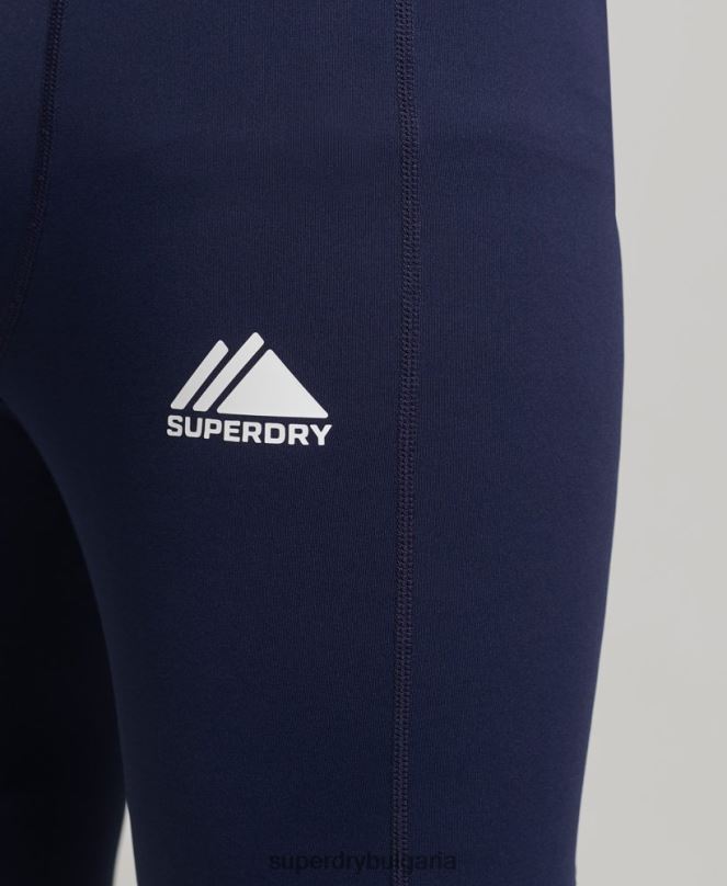 Superdry облекло N00H1383 военноморски флот мъже базов слой клинове