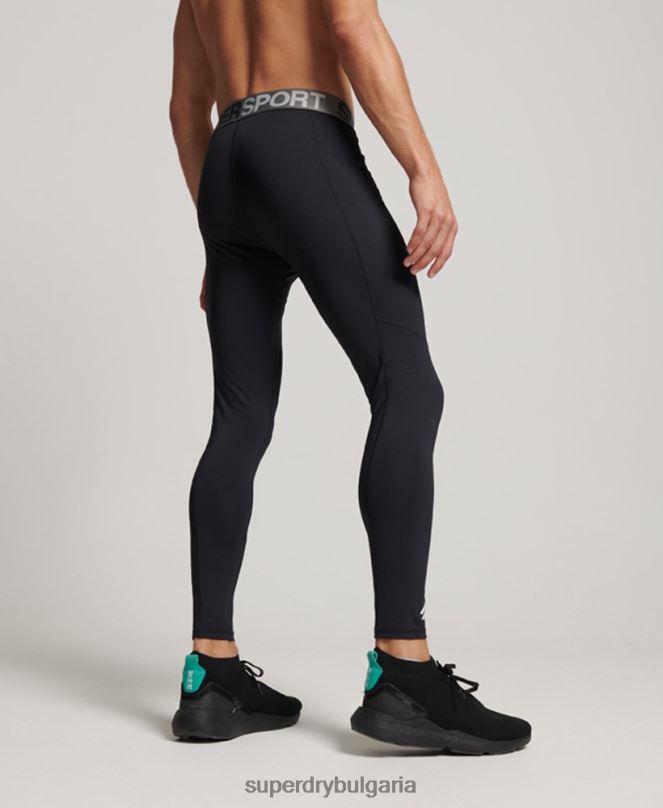Superdry облекло N00H1420 черен мъже основни плътни клинове с пълна дължина