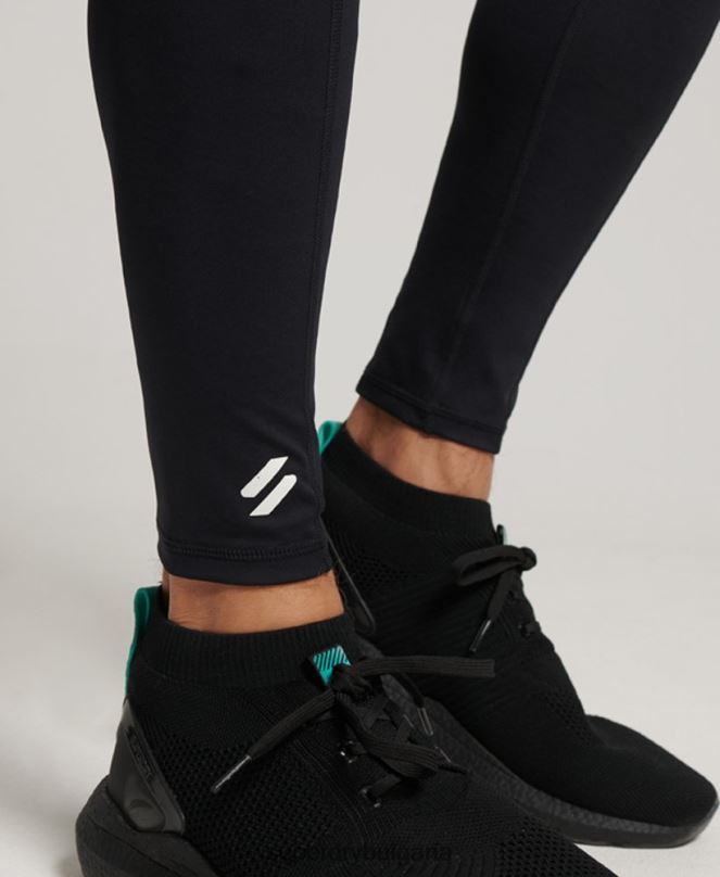 Superdry облекло N00H1420 черен мъже основни плътни клинове с пълна дължина