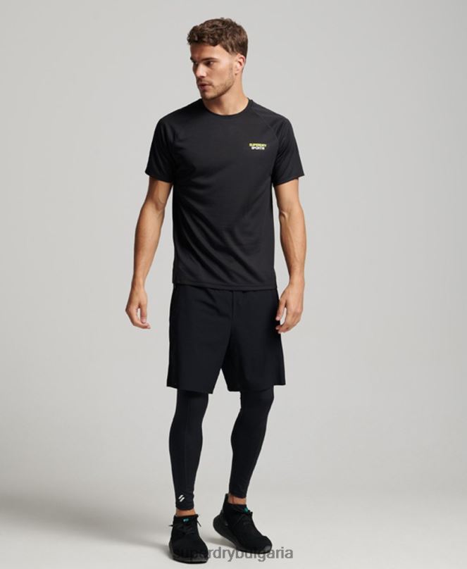 Superdry облекло N00H1420 черен мъже основни плътни клинове с пълна дължина