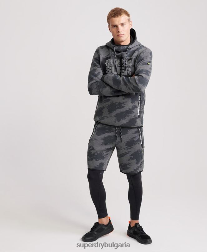 Superdry облекло N00H1441 черен мъже производителност стадо компресия клин