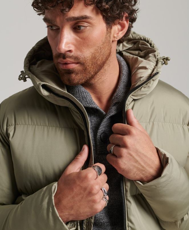 Superdry облекло N00H1037 каки мъже дълга завивка