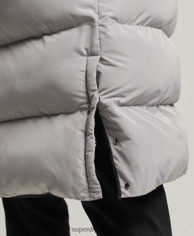 Superdry облекло N00H1124 светло сив мъже дълга завивка