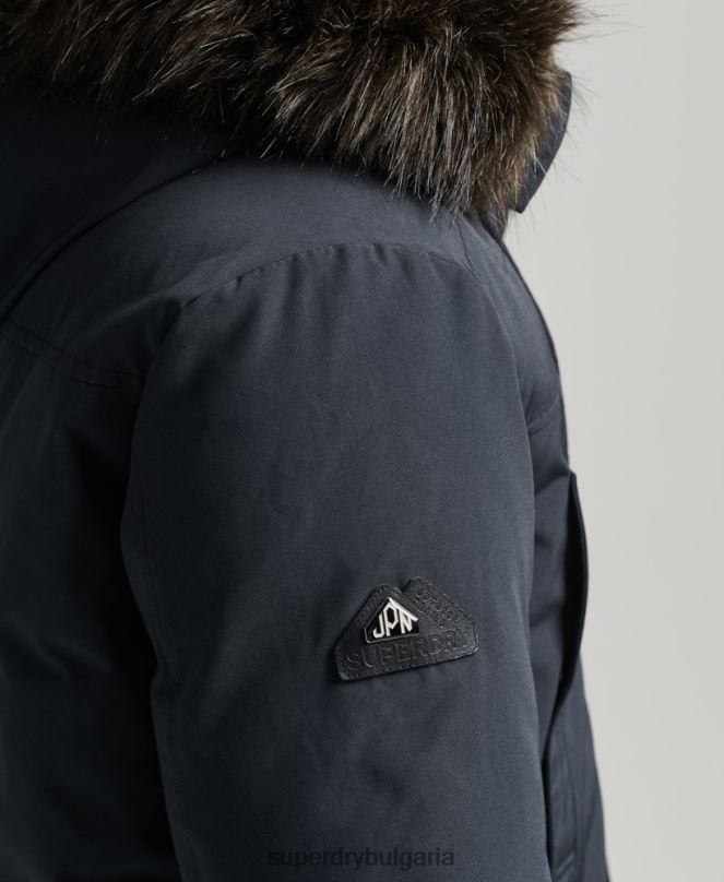 Superdry облекло N00H4549 военноморски флот мъже новобранец палто парка