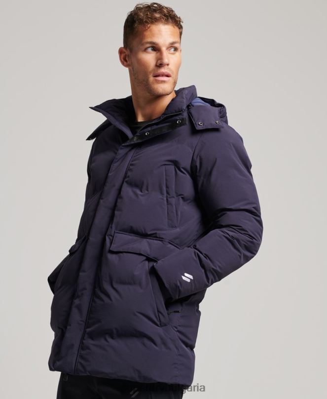 Superdry облекло N00H4589 военноморски флот мъже пухено палто