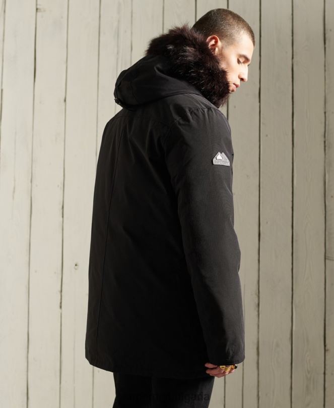 Superdry облекло N00H4734 черен мъже новобранец палто парка