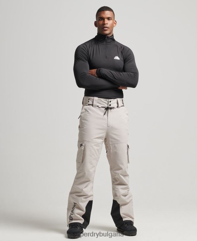 Superdry облекло N00H1371 светло сив мъже ски ultimate спасителни панталони