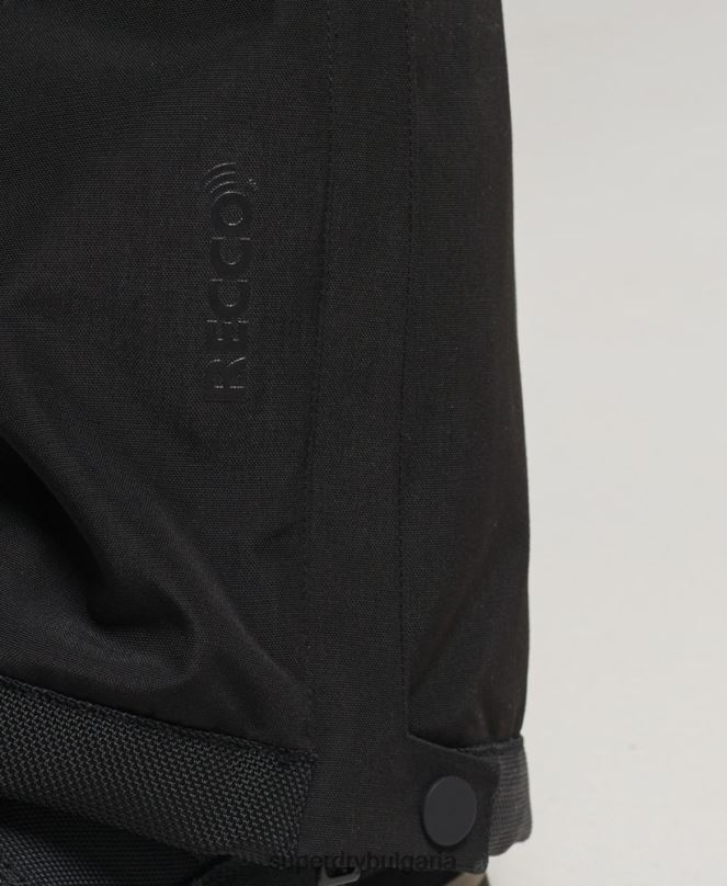 Superdry облекло N00H1372 черен мъже ски ultimate спасителни панталони