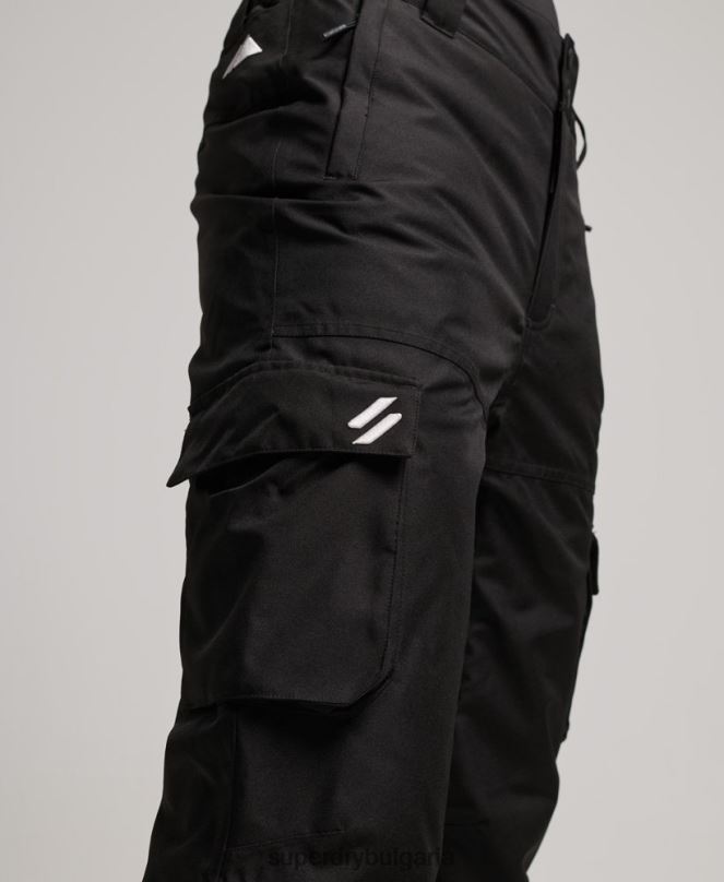 Superdry облекло N00H1386 черен мъже ски спасителни панталони