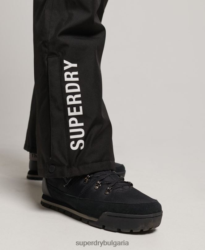 Superdry облекло N00H1386 черен мъже ски спасителни панталони