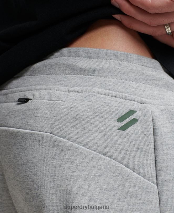 Superdry облекло N00H1410 сиво мъже gymtech джогинг