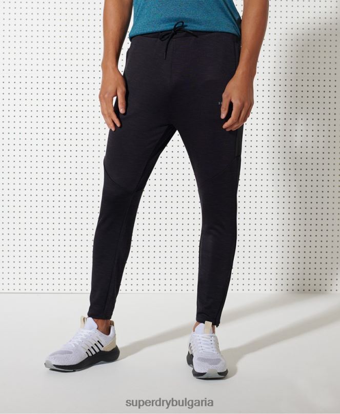 Superdry облекло N00H1440 черен мъже тренировъчни анцузи
