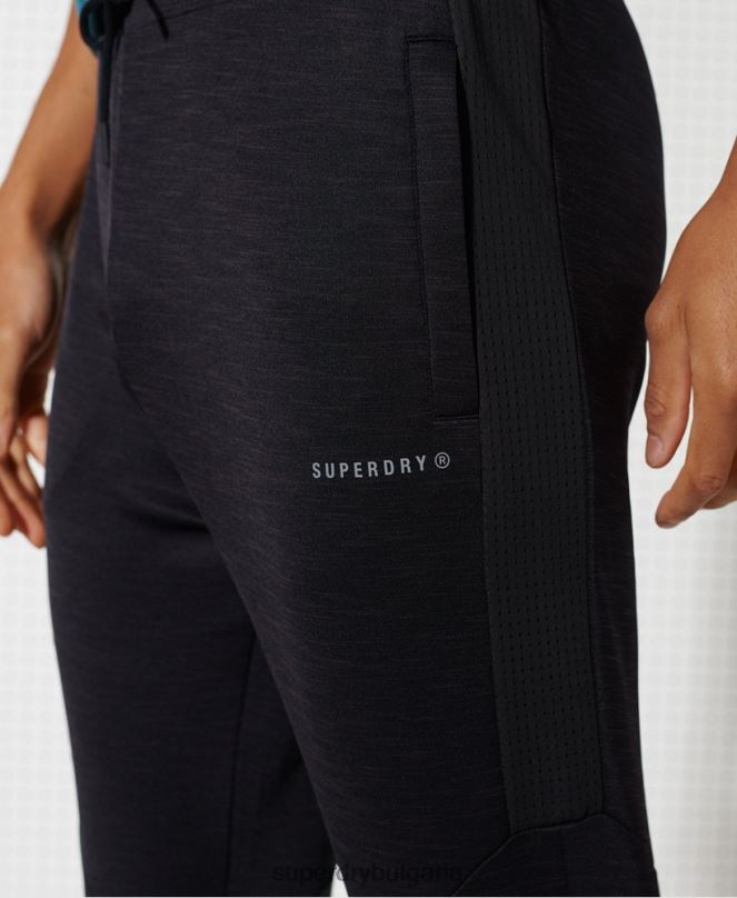 Superdry облекло N00H1440 черен мъже тренировъчни анцузи