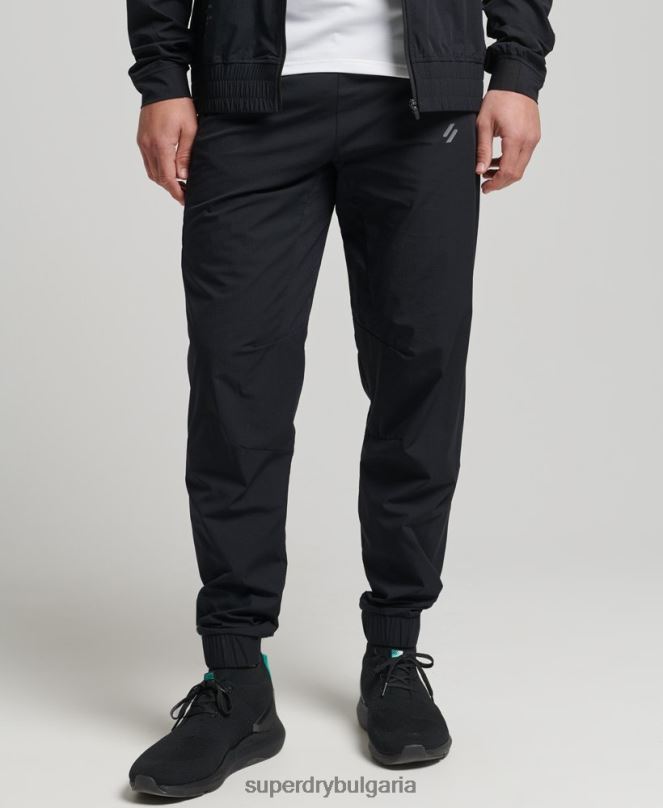 Superdry облекло N00H5387 черен мъже еластични тъкани анцузи