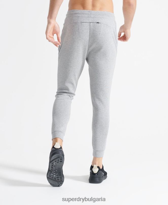 Superdry облекло N00H5405 сиво мъже обучение на джогинг гимтек