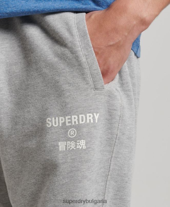 Superdry облекло N00H6361 сиво мъже код основни спортни джогинг