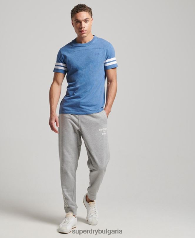 Superdry облекло N00H6361 сиво мъже код основни спортни джогинг