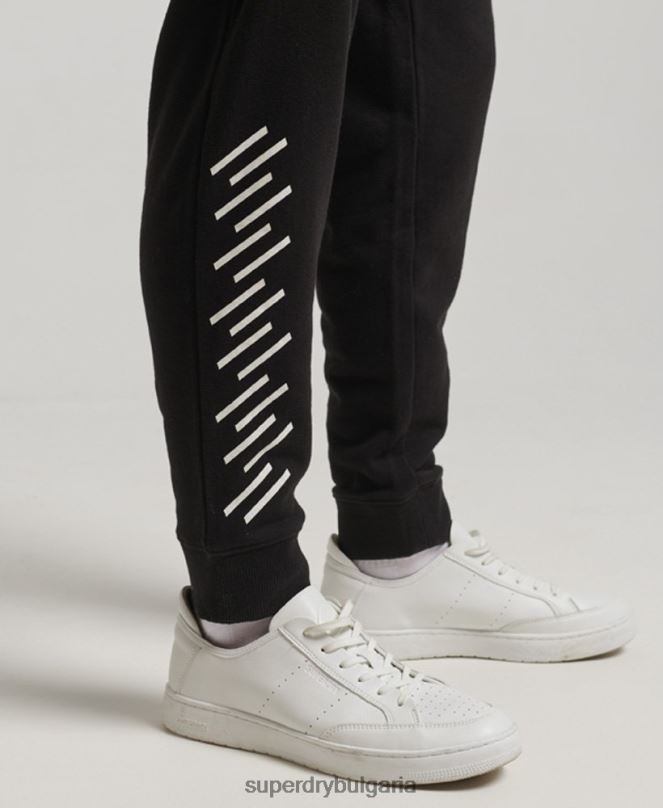 Superdry облекло N00H6377 черен мъже код основни спортни джогинг